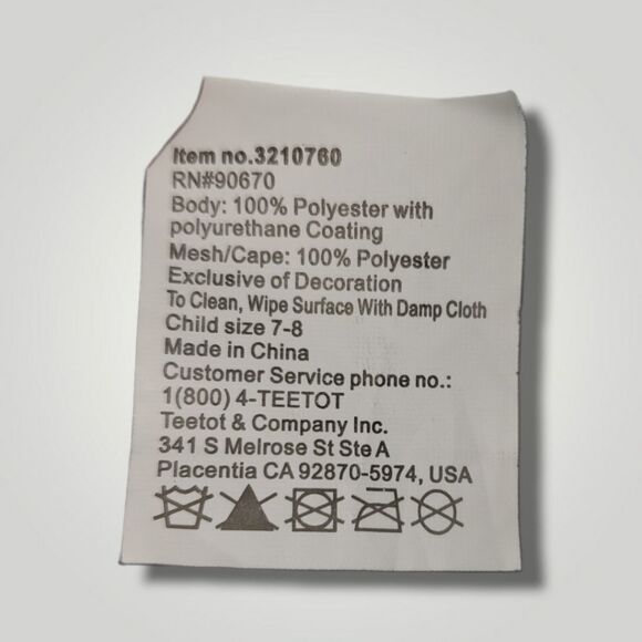 teetot & costume Youth medieval times blue costume M 7 8 - Picture 4 of 4